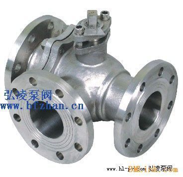 球閥廠家:Q44F/Q45F型L形三通球閥T形三通球閥-【效果圖,產(chǎn)品圖,型號圖,工程圖】-中國
